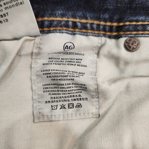 VTG Adriano Goldschmied Jeans Mens 31/29 Blue Dark Wash The Dylan Slim Skinny - Picture 11 of 16